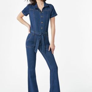 JustFab Jean Jumpsuit